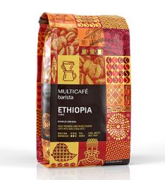 دانه ی قهوه ی تک خاستگاه اتیوپی باریستا پاکت 250 گرمی